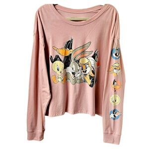 LOONEY TUNES Plus Size Cartoon Character LongSleeve Top